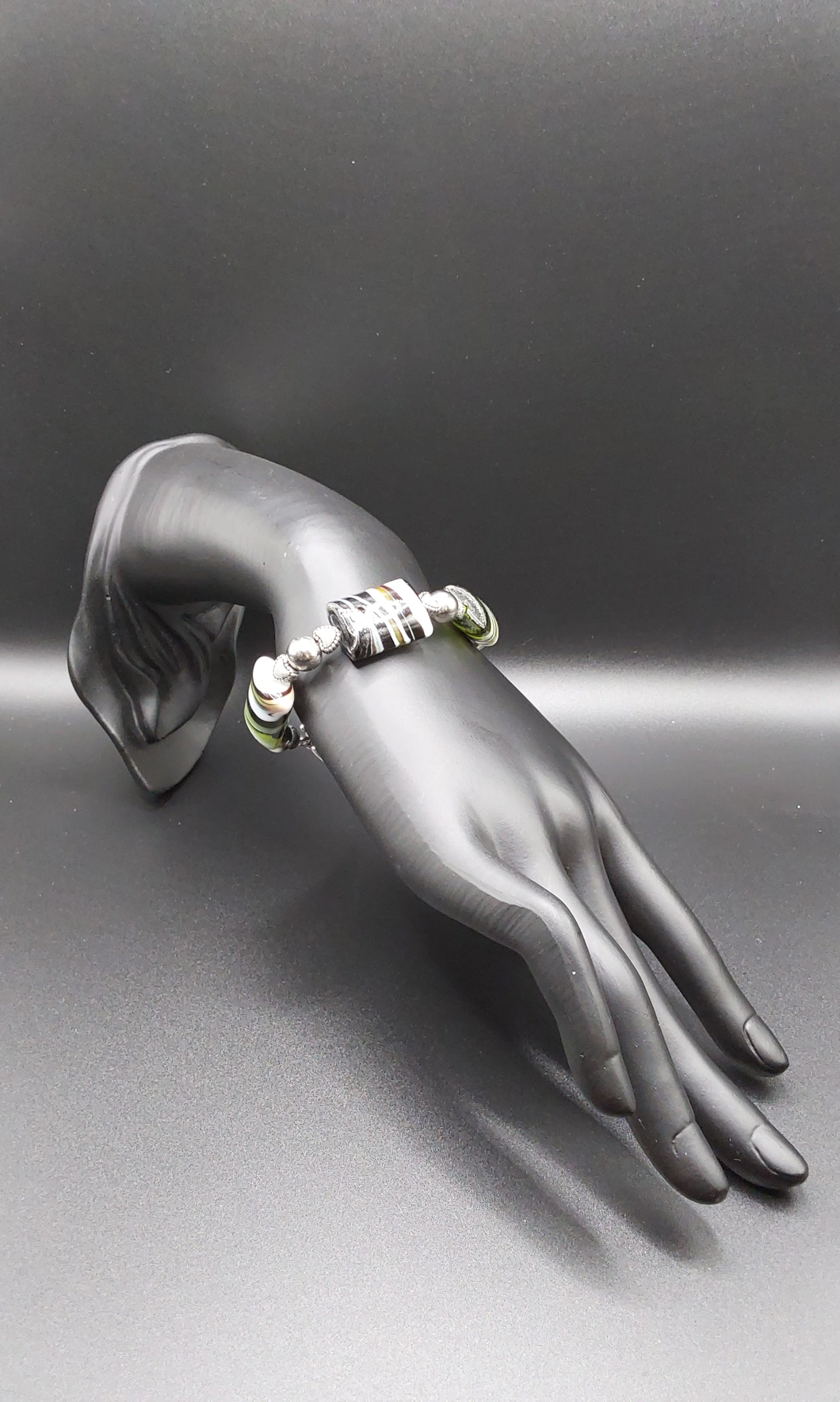 Green Black Bracelet