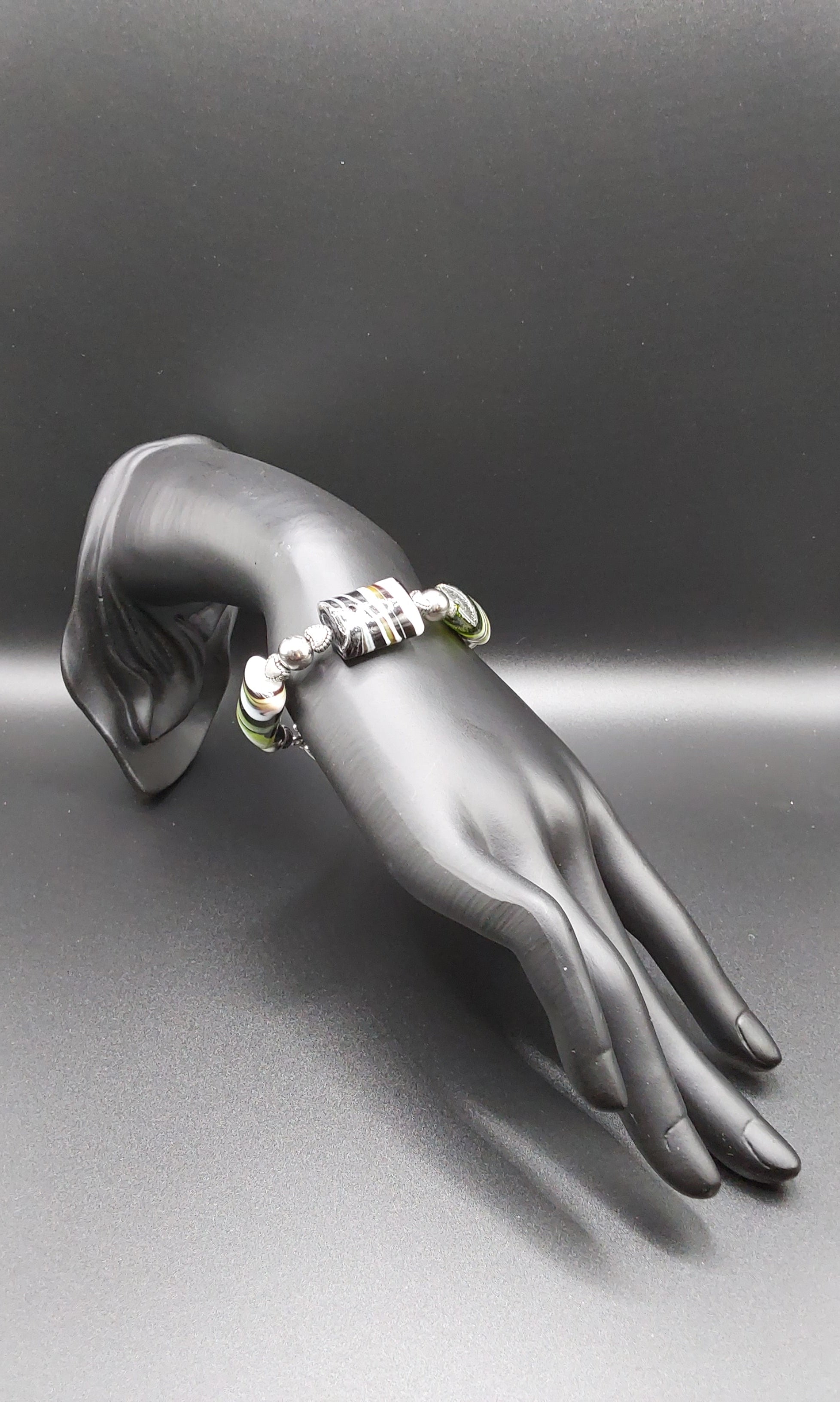 Green Black Bracelet