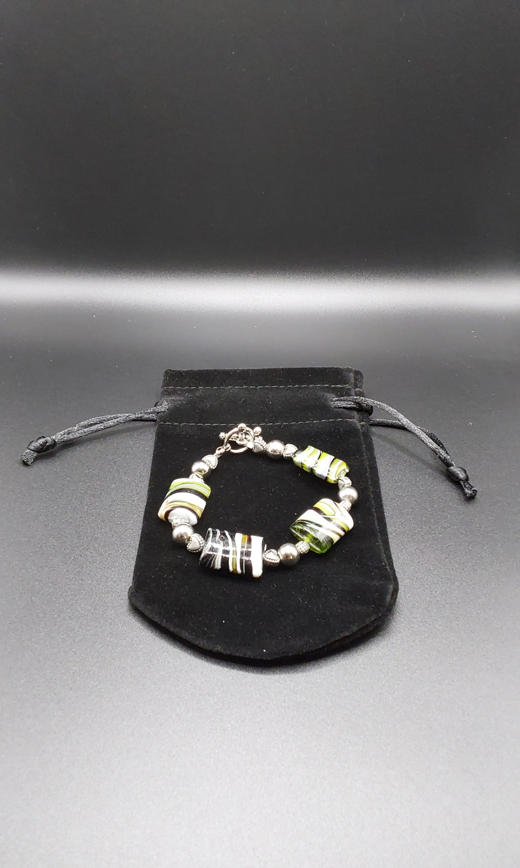 Green Black Bracelet