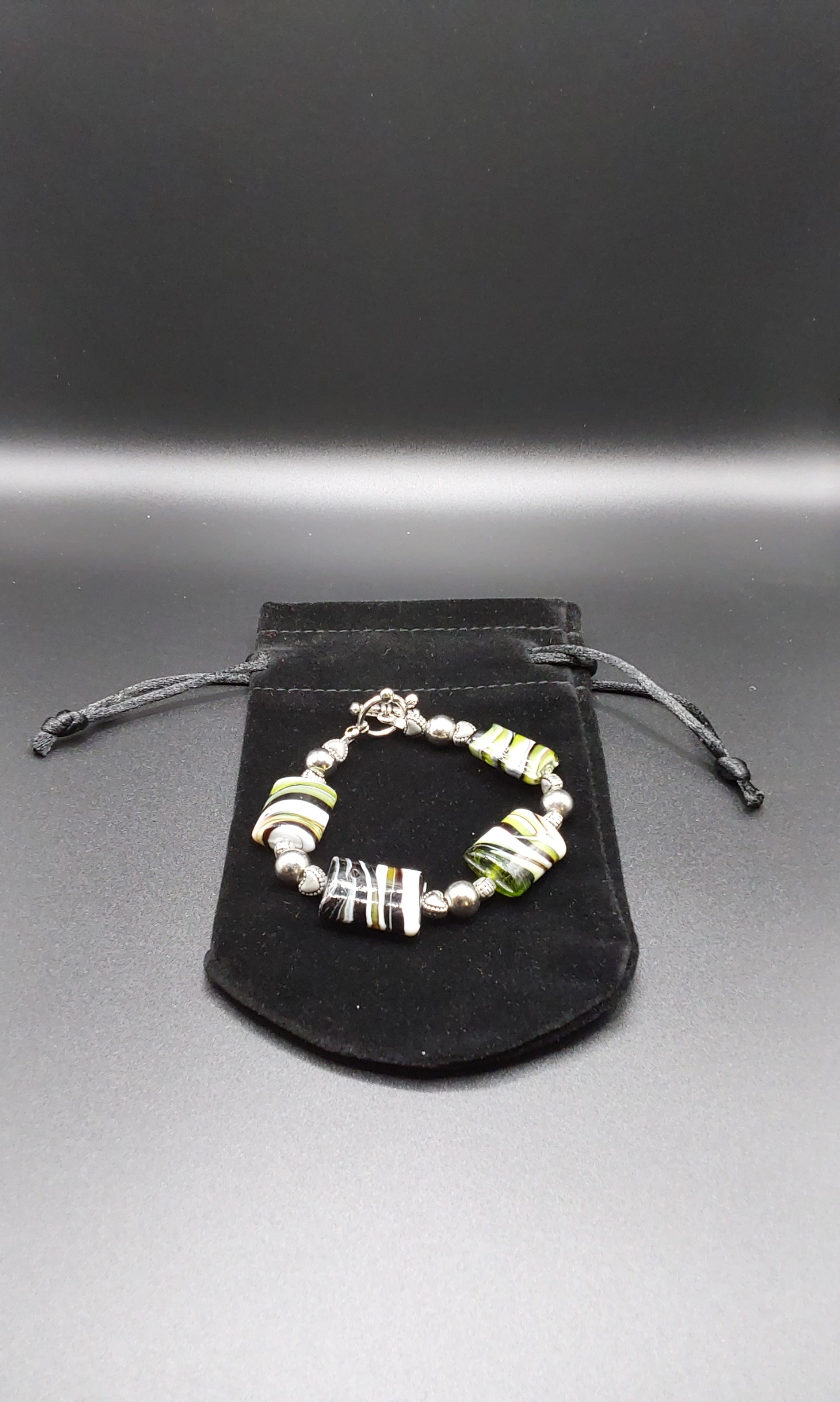 Green Black Bracelet