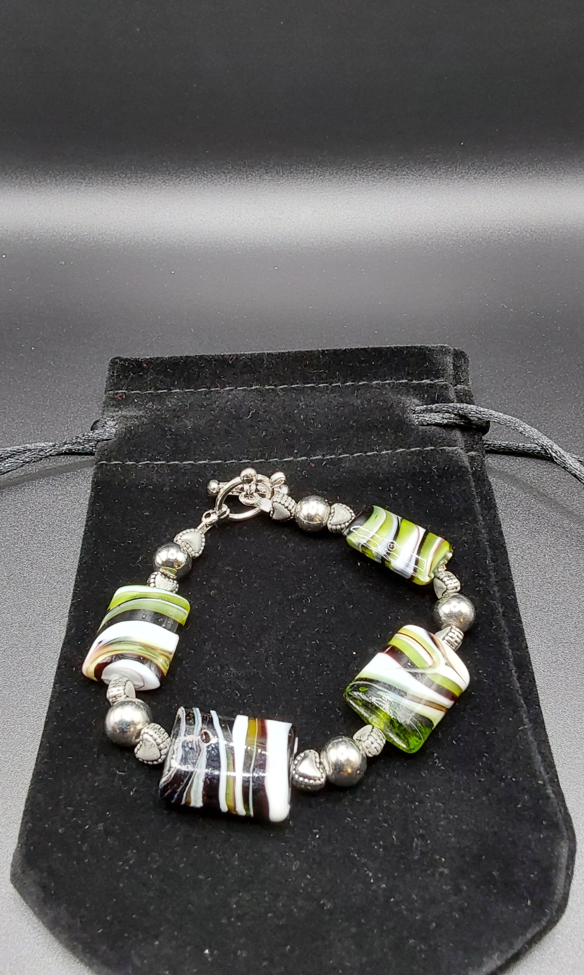 Green Black Bracelet