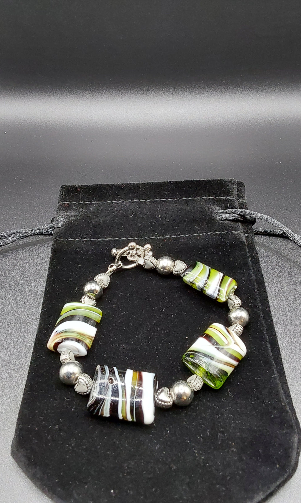 Green Black Bracelet