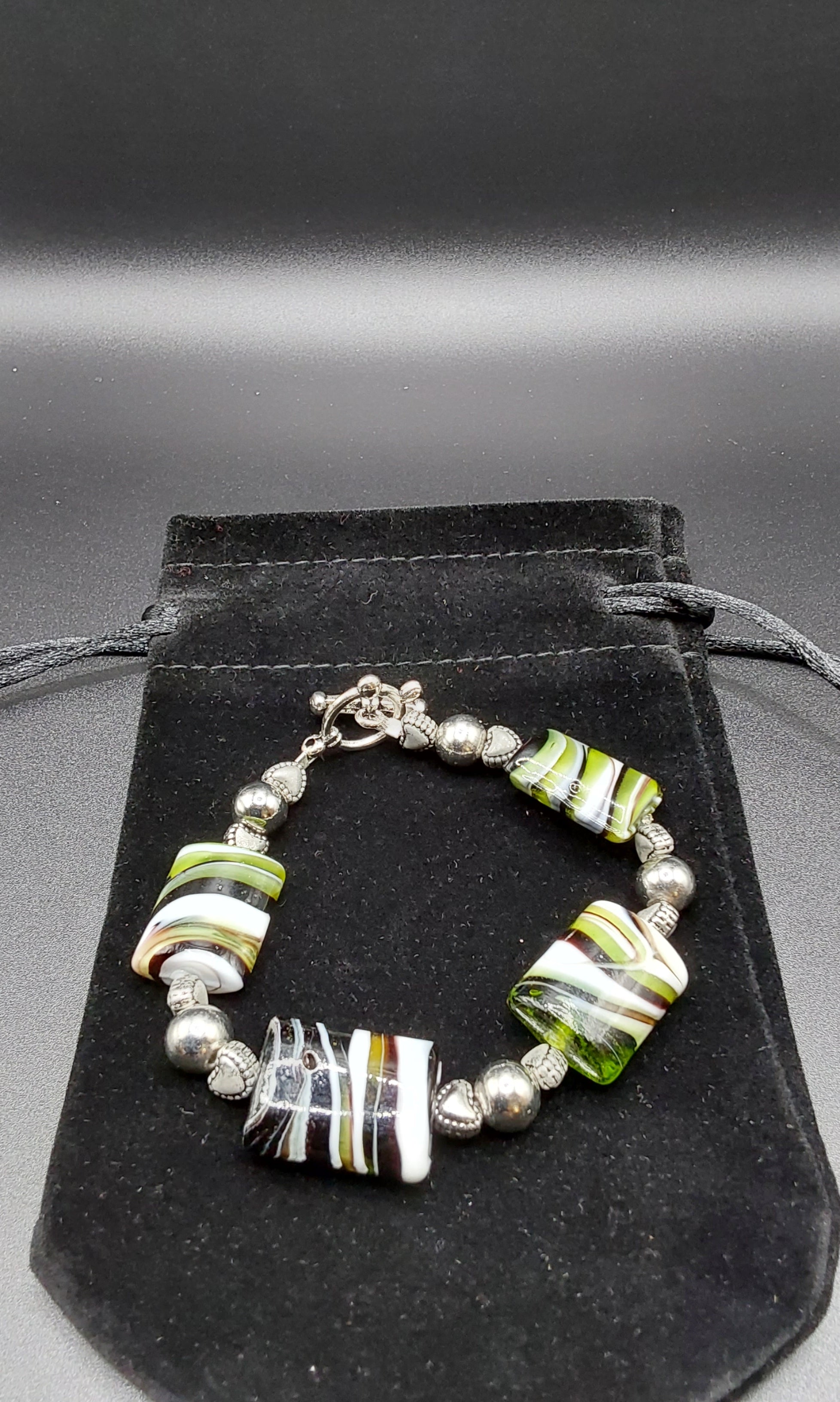 Green Black Bracelet